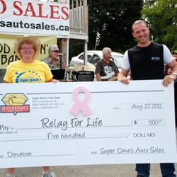 Super Dave's Auto Sales - Relay for Life fundraiser and BBQ