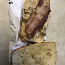 This is the saddest excuse for a sandwich I've ever shelled out that much money for.