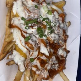 Loaded Buffalo fries 1/2 Loaded Buffalo fries 1/2
