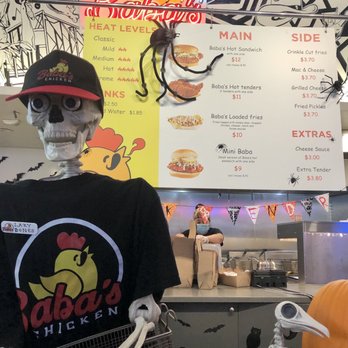 Baba's Hot Chicken - menu! - Chicken Shop Near Me - Riverside, California