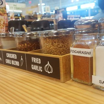Genji Izakaya - Assortment of spices - Ramen Near Me - Chamblee, Georgia