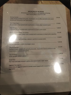 Menu photo 4 Giorgio's Rolling Hills Estates, CA