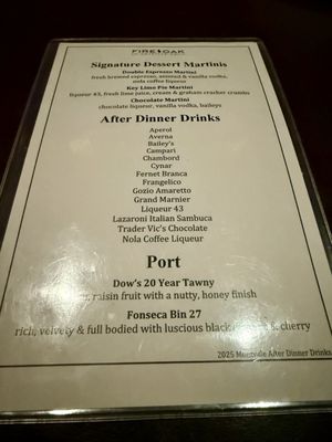 Menu photo 5 Fire & Oak Montvale, NJ