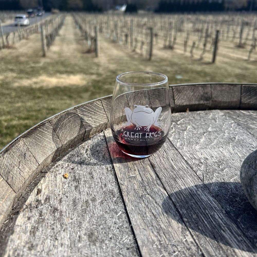Great Frogs - This spot will look awesome in the right time of year with grape vines! - Wineries Near Me - Annapolis, Maryland