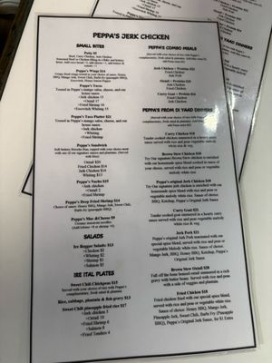 Menu photo 3 Peppa's Jerk Chicken New York, NY Menu photo 3 Peppa's Jerk Chicken New York, NY