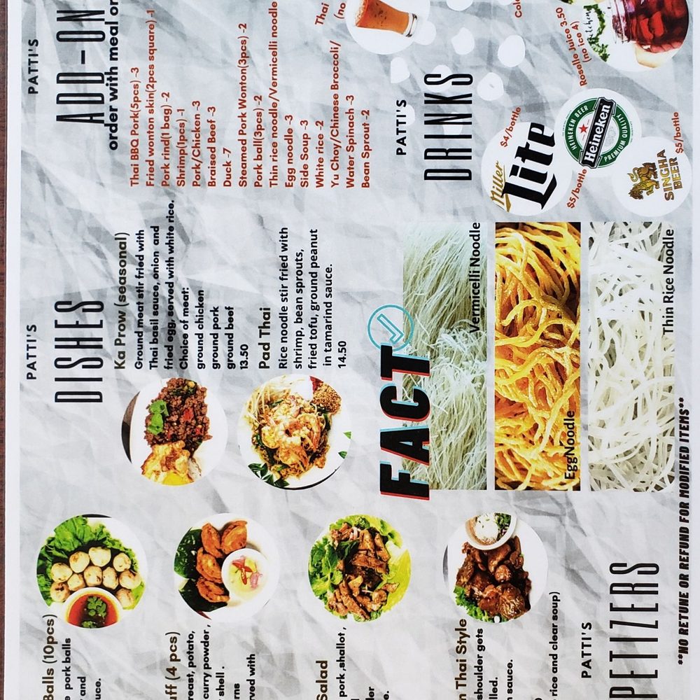 Patti's Kitchen - the menu for patti's kitchen - Thai Near Me - Pinellas Park, Florida Patti's Kitchen - the menu for patti's kitchen - Thai Near Me - Pinellas Park, Florida