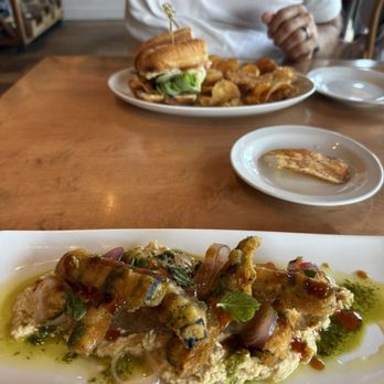 AB Kitchen - ABLT and Eggplant Humus. Delicious. - New American Near Me - Atlantic Beach, Florida
