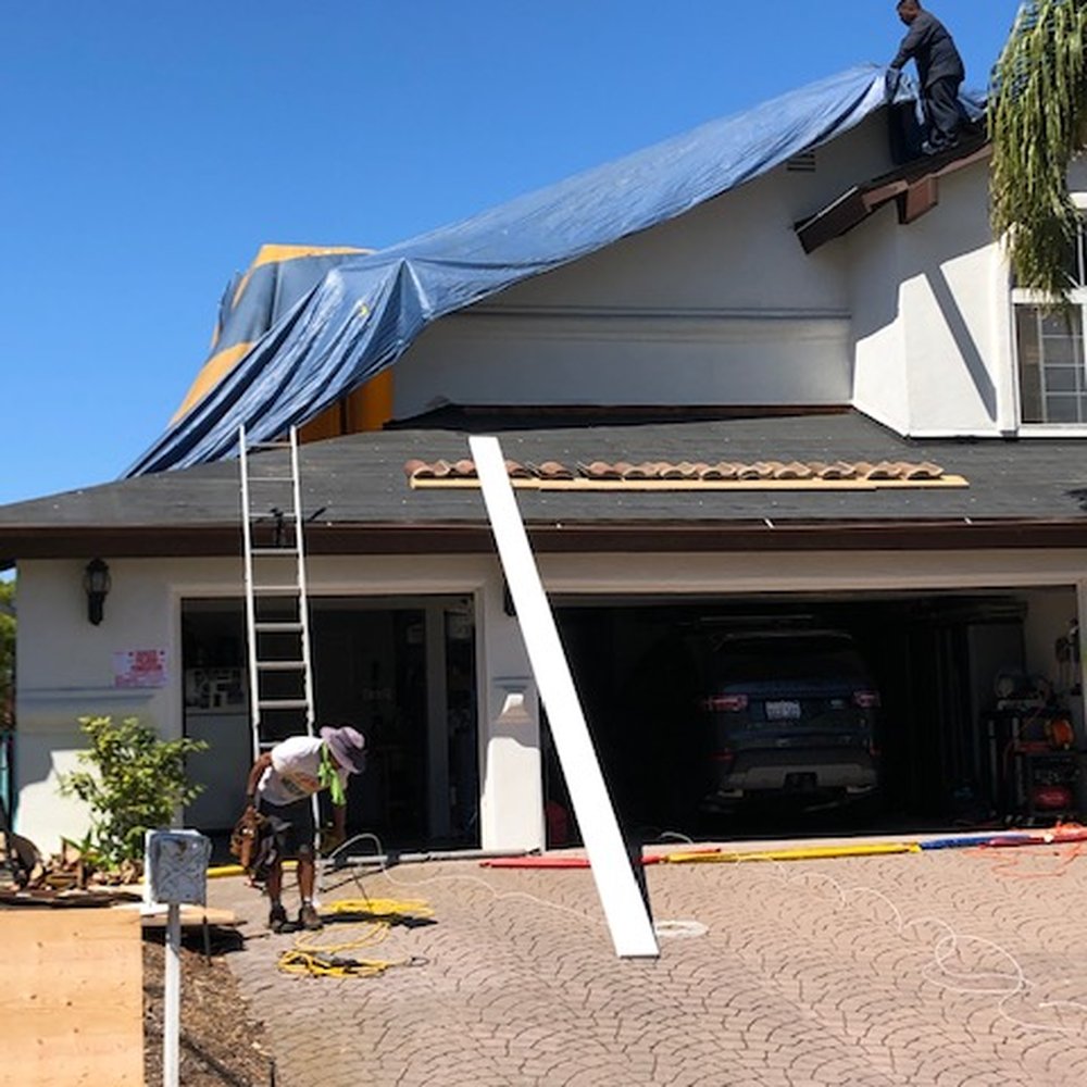 Top Quality Roofing - Fumigation crew at work. - Roofing Near Me - San Clemente, California Top Quality Roofing - Fumigation crew at work. - Roofing Near Me - San Clemente, California