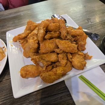 Hong Kong Cafe - Salted egg yolk fried pumpkin - Noodles Near Me - Richmond, California