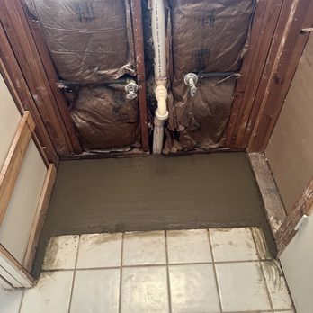 I Know A Guy Handyman Services - These are recent photos of a bathroom I'm redoing due to water damage. I had to demo most of the bathroom due to water and termite damage. - Handyman Near Me