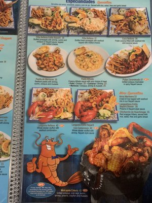 Menu photo 5 Mariscos El Camaron Coketo Blue Island, IL