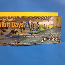 Templeton Park Pool - Wibit schedule Jan-Mar. 2013