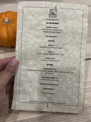 Menu photo 3 Gramophone Winery Richmond, VA