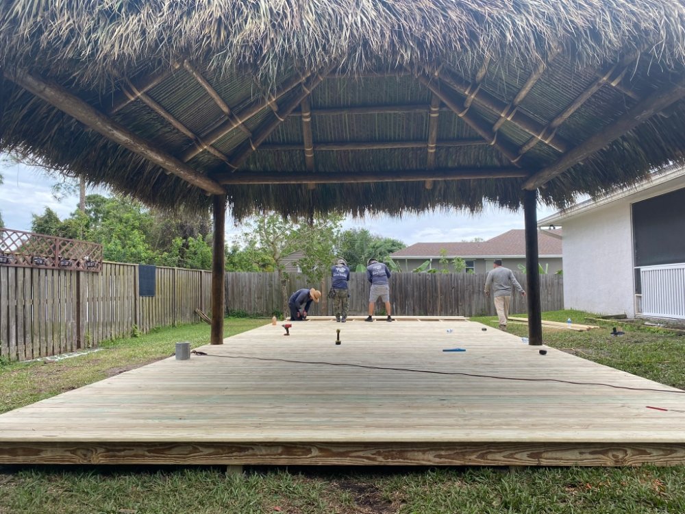 Slide of Luau Chikee Hut