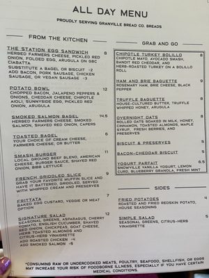 Menu photo 2 Station Granville, OH Menu photo 2 Station Granville, OH