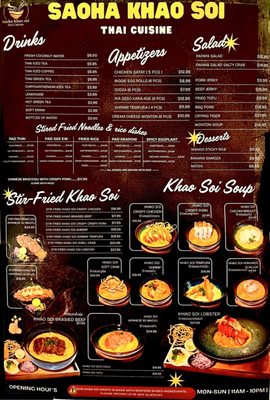 SAOHA KHAO SOI THAI CUISINE by null