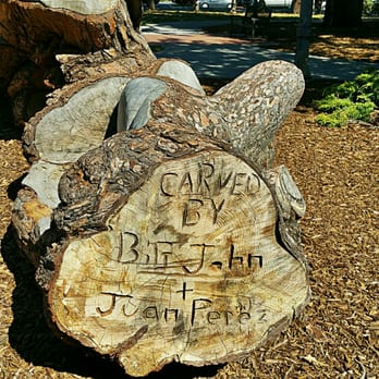Fremont Park - Carvings by. - Parks Near Me - Menlo Park, California