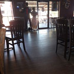 Crawdaddy's Sports Bar & Grill - Dining area with Halloween decorations.