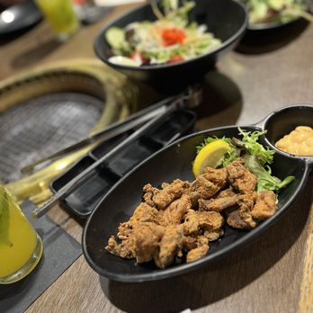 Gyu-Kaku Japanese BBQ - Juicy Japanese Fried Chicken Karage! Served with chili mayo sauce. - Japanese Near Me - Pinecrest, Florida
