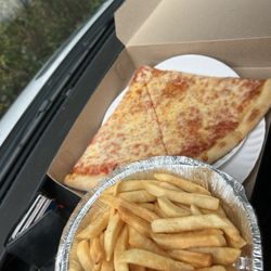 Sonny's Pizza II - Fries and pizza