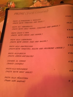 Menu photo 6 Antica Taverna Rome, RM
