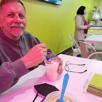 Swirls Soft Serve - Hubby and I checking out the new ice cream... Yummy. I got strawberry and Macha swirl... - Ice Cream & Frozen Yogurt Near Me - Upland, California Swirls Soft Serve - Hubby and I checking out the new ice cream... Yummy. I got strawberry and Macha swirl... - Ice Cream & Frozen Yogurt Near Me - Upland, California