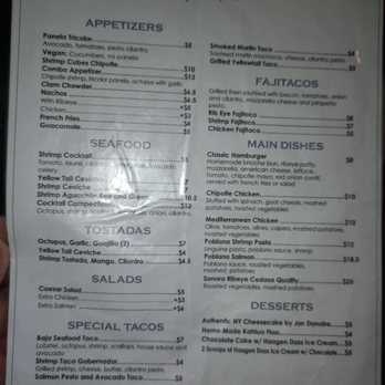 Acua Baja Bar & Mar - Menu - Seafood Near Me - Rosarito, BCN Acua Baja Bar & Mar - Menu - Seafood Near Me - Rosarito, BCN