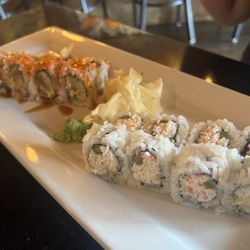 Haiku - Eel roll and crunchy roll