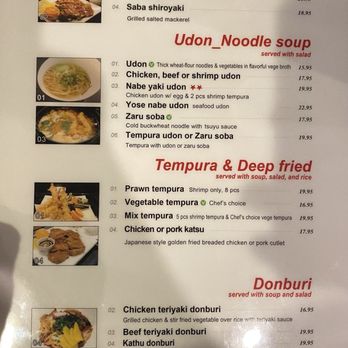 Kansai - Menu - Japanese Near Me - Oakland, California