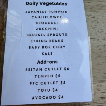Peacefood - Upper West Side - Menu - Vegan Near Me - New York, New York Peacefood - Upper West Side - Menu - Vegan Near Me - New York, New York