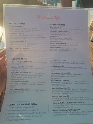 Menu photo 8 Morada Bay Beach Café Islamorada, FL Menu photo 8 Morada Bay Beach Café Islamorada, FL