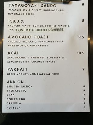 Menu photo 8 White Noise Coffee Brooklyn, NY