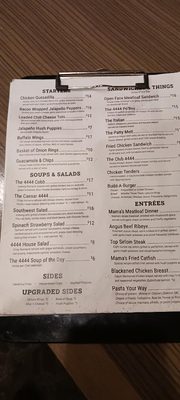 Menu photo 1 Northfield's Grill Denver, CO