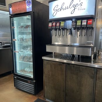 Schulze’s Pit Room - Soda machine - Barbeque Near Me - Seguin, Texas Schulze’s Pit Room - Soda machine - Barbeque Near Me - Seguin, Texas