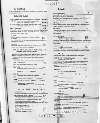 Menu photo 8 Plaza Coyoacan Portland, OR Menu photo 8 Plaza Coyoacan Portland, OR