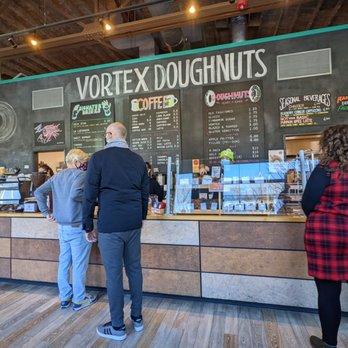Vortex Doughnuts - Inside | IG: asianadventuretime - Coffee & Tea Near Me - Asheville, North Carolina