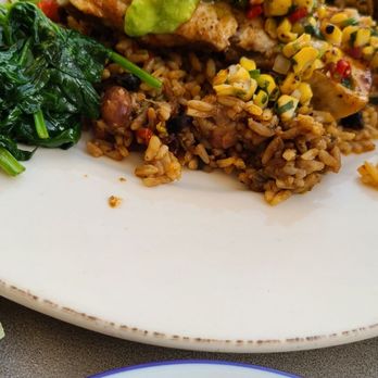 Bluewater Grill - Swordfish with dirty rice - Seafood Near Me - Santa Barbara, California Bluewater Grill - Swordfish with dirty rice - Seafood Near Me - Santa Barbara, California