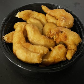 Mulan Asian Cuisine - Sweet and sour Shrimp w pineapples on the side - Sushi Bars Near Me - Atlanta, Georgia
