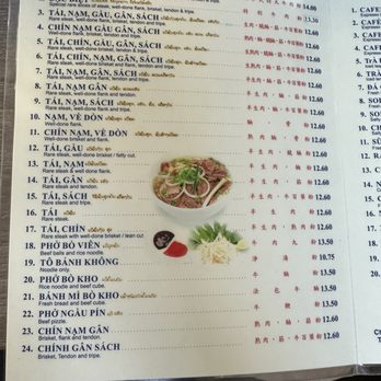 Pho Hoa - Pho menu - Vietnamese Near Me - San Diego, California