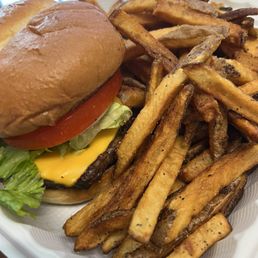 Cheese Burger and Fries Cheese Burger and Fries