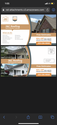 J&C Roofing and Painting Logo