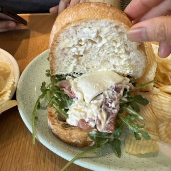 Bluestone Lane Rice Village Café - Prosciutto & Burrata Sandwich - Coffee & Tea Near Me - Houston, Texas
