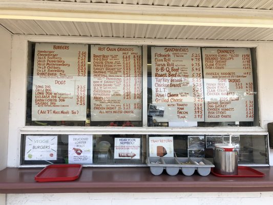 Menu photo 2 Rick's Parkside Drivein Restaurant Palmer, MA