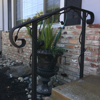 SymFab - Forged vine railing for residence in Santa Rosa - Metal Fabricators Near Me SymFab - Forged vine railing for residence in Santa Rosa - Metal Fabricators Near Me