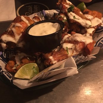 Blue Door Pub Como Ave - Rican rub with white sauce. One could imagine how much protein you can get from this. - Burgers Near Me - Minneapolis, Minnesota