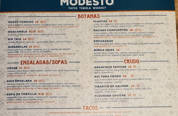 Modesto Tacos Tequila Whiskey by null
