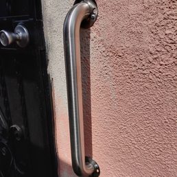 One of our safety bars my mom uses to get in and out of my house. One of our safety bars my mom uses to get in and out of my house.