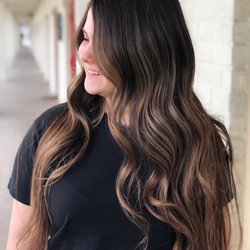 GLOW Beauty and Lash Bar - Balayage with subtle face framing.