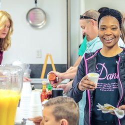 The Branch Church - Farmers Branch - Enjoy a free full brunch provided between our Sunday morning services. Seriously, you don't want to miss this!