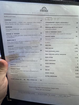 Menu photo 2 Stonehouse Restaurant Middletown, CA Menu photo 2 Stonehouse Restaurant Middletown, CA